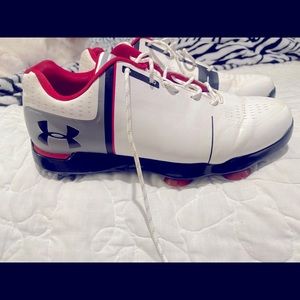 Boys under amour golf shoes